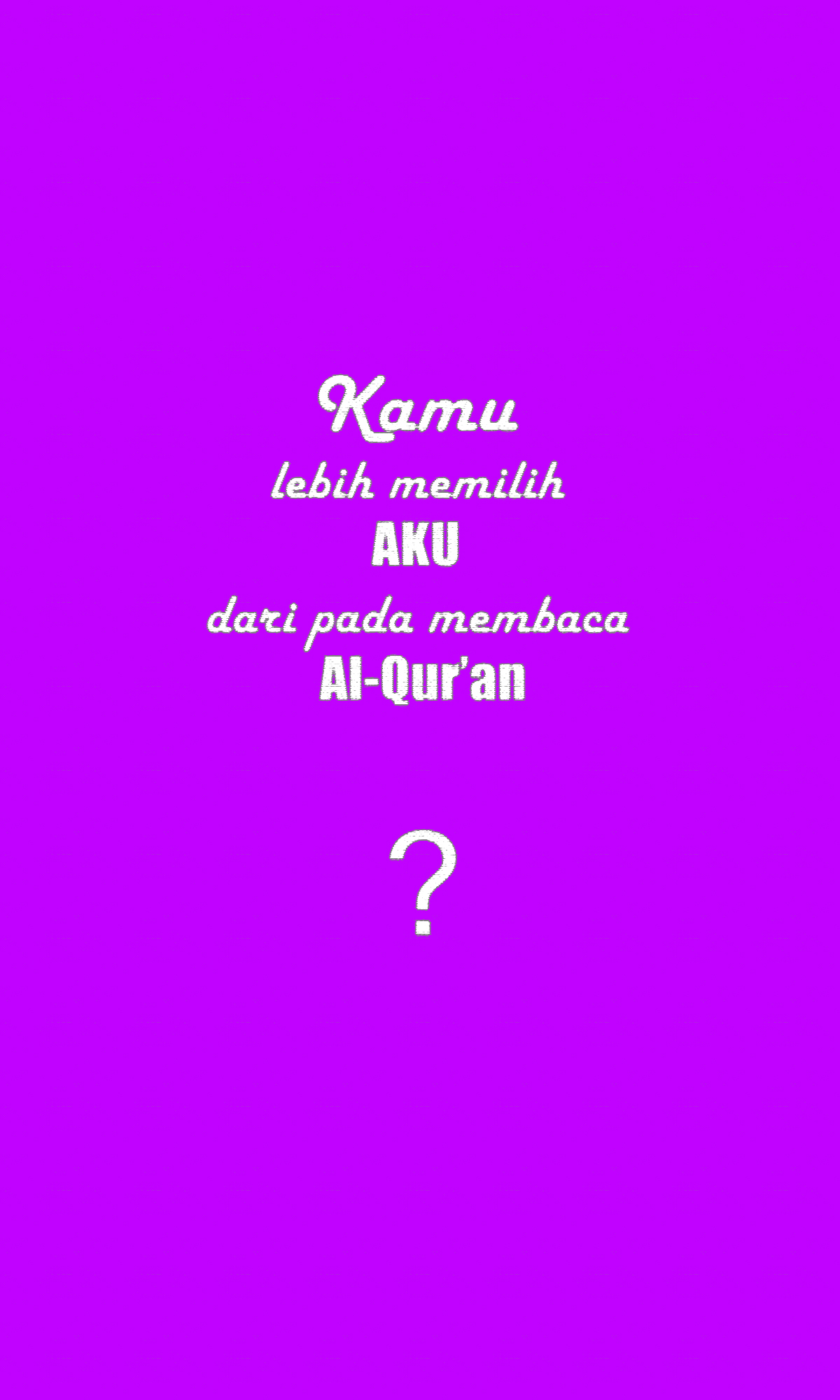Wallpaper Quran Vs HP Smartphone Ungu Anggini Dian Oktami